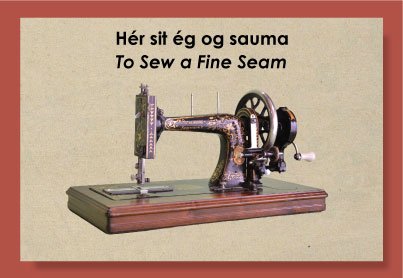 To Sew a Fine Seam