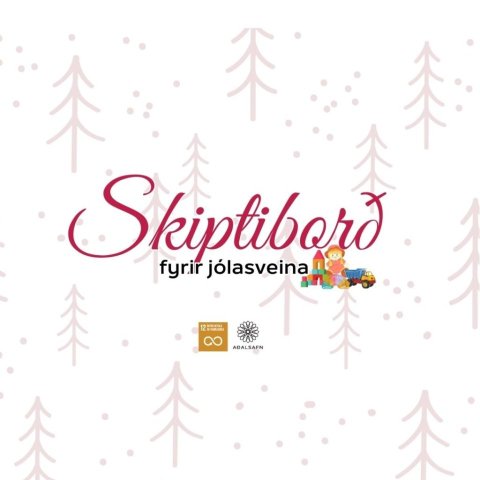 Skiptiborð fyrir jólasveina - dót í skóinn