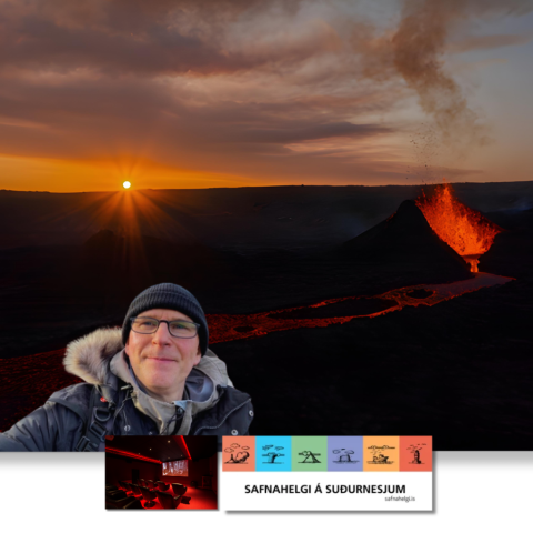 Eldur á Reykjanesskaga á Safnahelgi