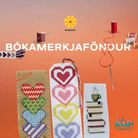 Hannaðu þitt eigið bókamerki