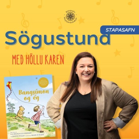 Sögustund með Höllu Karen og afmælisveisla Bangsímons