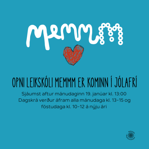 Opni leikskólinn Memm er kominn í jólafrí