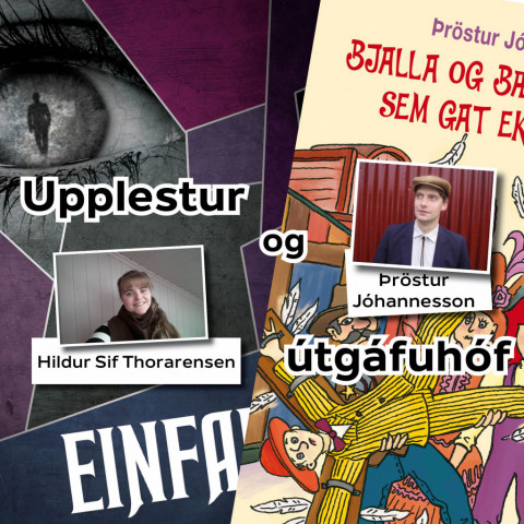 Upplestur og útgáfuhóf