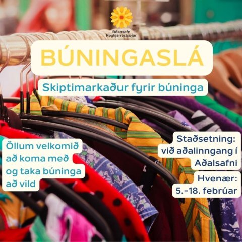 Búningaslá - skiptimarkaður fyrir búninga