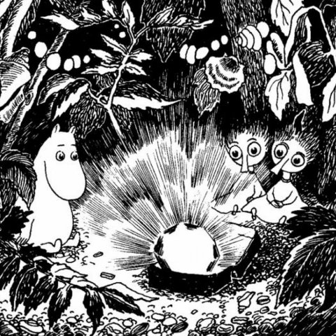 Lesið og skrifað með múmínálfunum