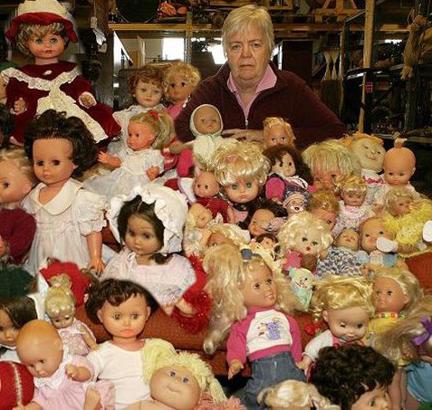 Fullt hús af brúðum