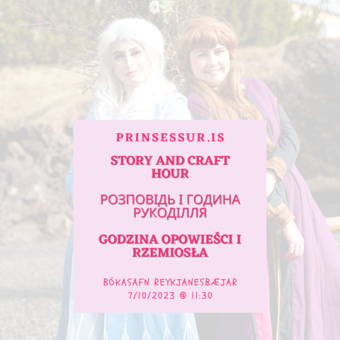 Frozen sögustund | Prinsessur lesa á pólsku og úkraínsku auk föndurstundar