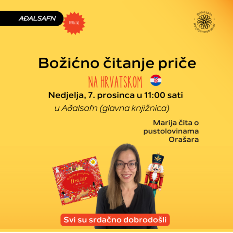 Sögustund (á króatísku) - Božićno čitanje priče (na hrvatskom)