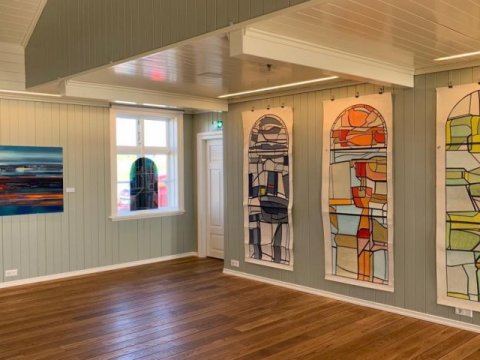 Artwork from the Reykjanes Art Museum's collections