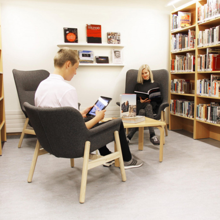 Þægilegir stólar til að tylla sér niður við lestur eða í afslöppun