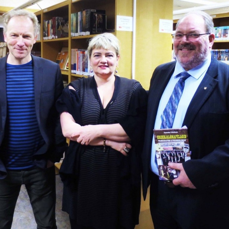 F.v: Jón Kalman Stefánsson, Árelía Eydís Guðmundsdóttir, Ásmundur Friðriksson