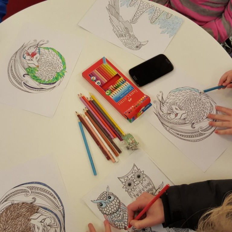 Trélitirnir voru vinsælir við litamyndirnar