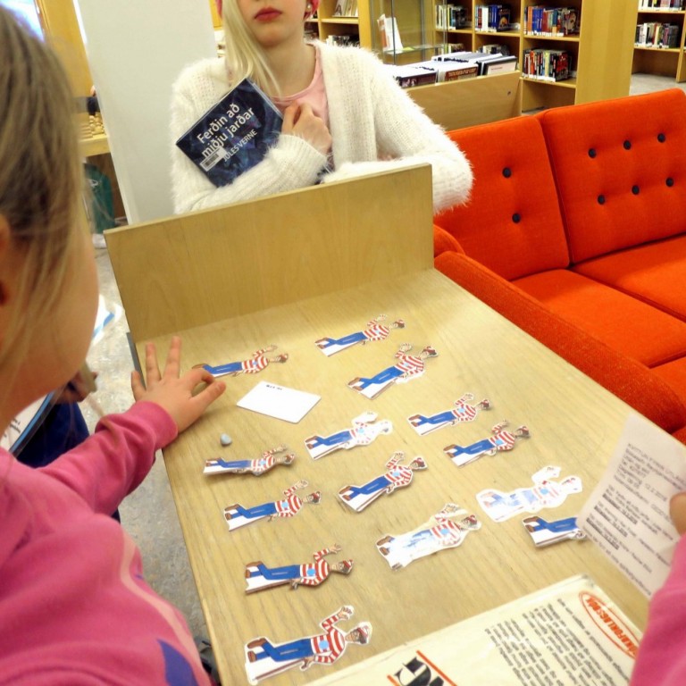 Hér er verið að telja Vallana sem fundust