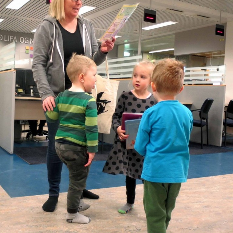 Leikskólahópur frá Tjarnaseli