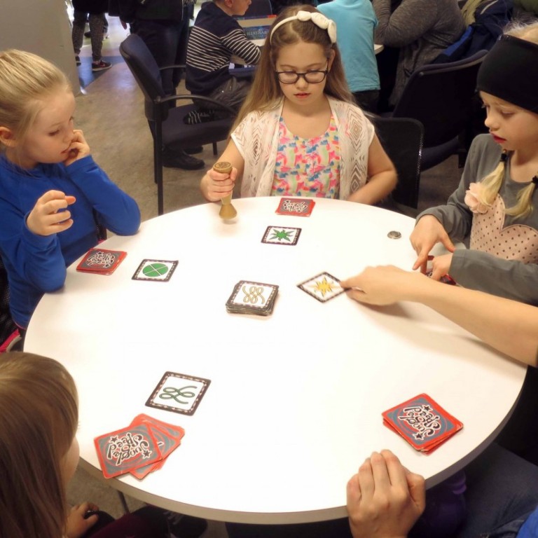 Í sumum leikjum þurfti að hugsa hratt og gera um leið og svarið birtist