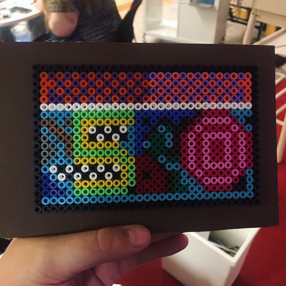 Fallegir listpeningar á fullorðinsföndurkvöldi