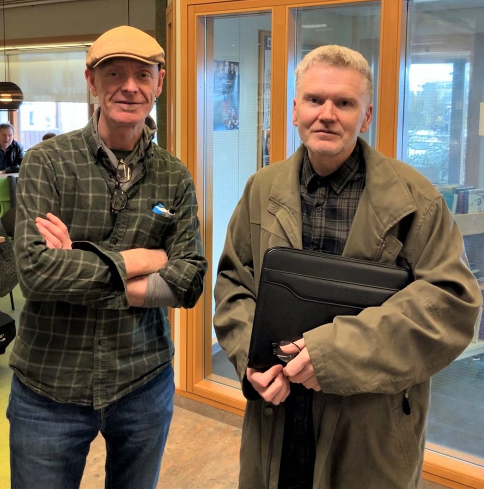 KK og Gyrðir Elíasson á Konsertkaffi
