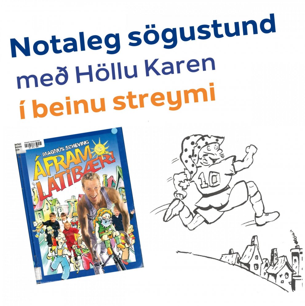 Áfram Latibær í beinu streymi frá Bókasafninu
