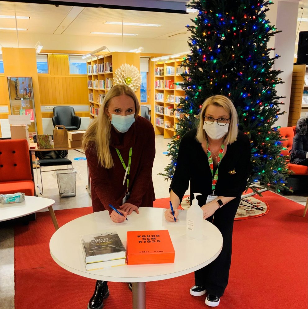 Bókasafnið og Keilir í samstarf