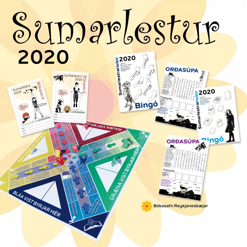 Dregið út í sumarlestri á hverjum föstudegi í allt sumar!